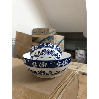 Tô sứ xanh cổ sâu lòng
