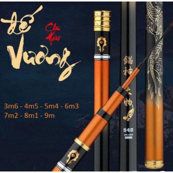 Cần Câu Tay Câu Đài Đế Vương Chư Hầu 6H Siêu Bạo Lực Phân Bố Lực 19 Tặng Ngọn Phụ