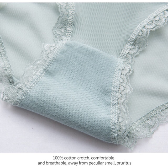 Quần Lót Lưới Viền Ren Siêu Mỏng Dai P038