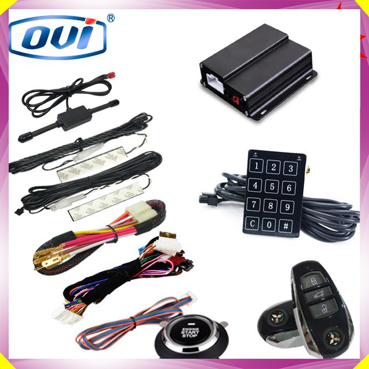 Bộ chìa khóa thông minh START-STOP điều khiển từ xa dành cho ô tô Mitsubishi - Mã: OVI-EF028 - Hàng Nhập Khẩu Chính Hãng