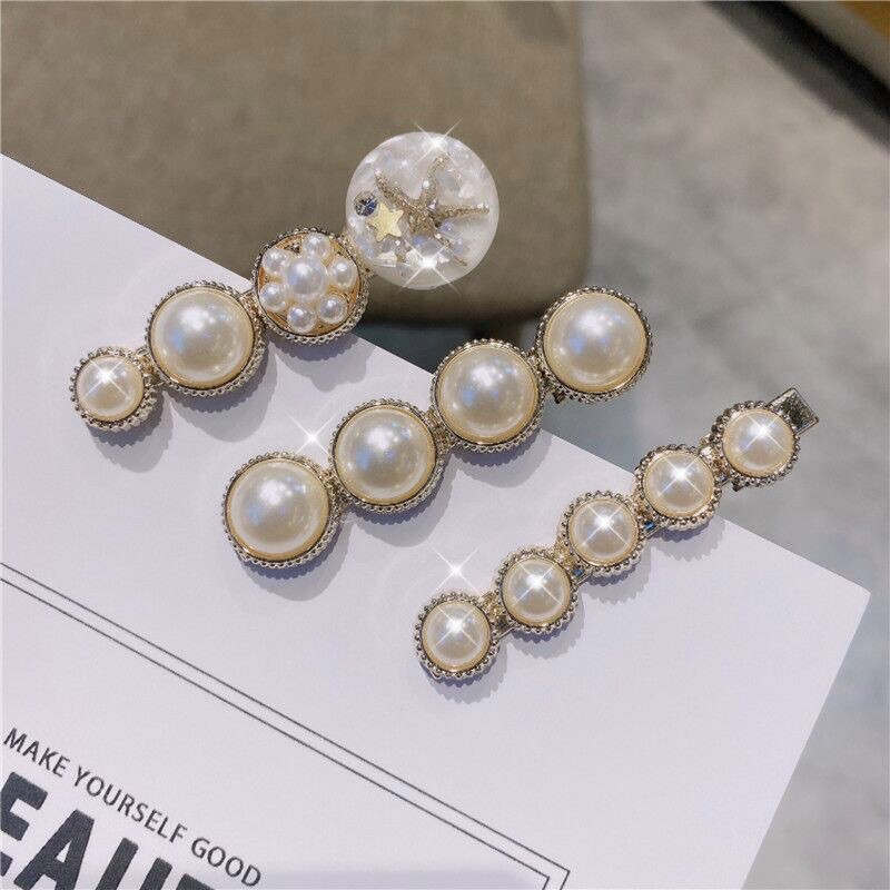 Set 6 Kẹp Tóc Tiểu Thư Sang Chảnh ( Màu GOLD)