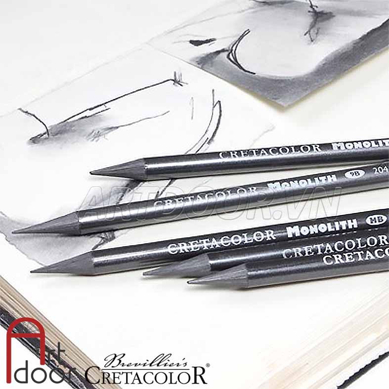 [ARTDOOR] Bút chì than CRETACOLOR Monolith không vỏ (cây lẻ)