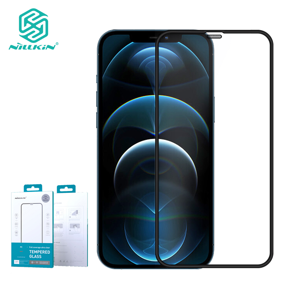 Kính Cường Lực Nillkin Trong Suốt Bảo Vệ Màn Hình Chống Cháy Nổ Cho Iphone 12 / 12 Pro PC Edge