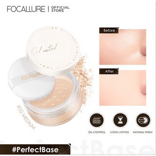 Phấn phủ Focallure kiềm dầu lâu trôi cho lớp trang điểm tự nhiên