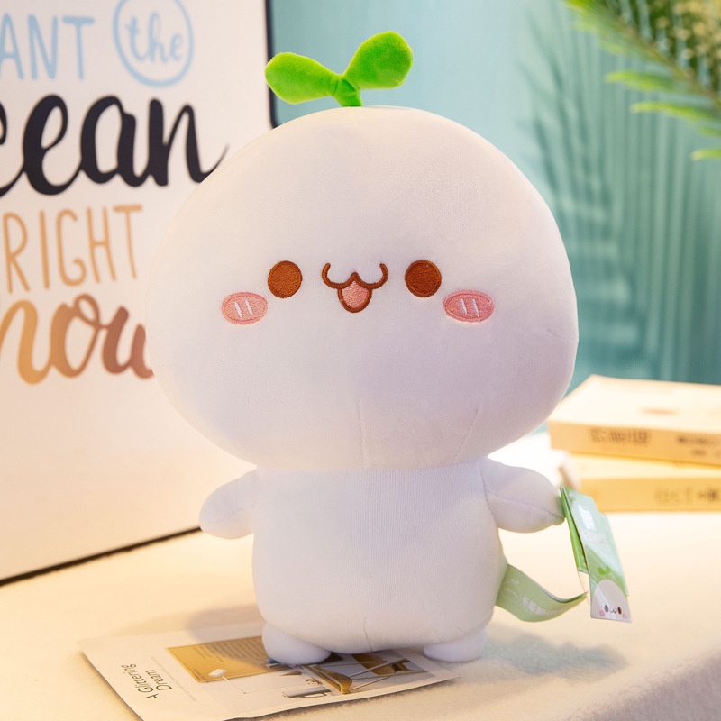 Gấu bông rau mầm cute giá rẻ cho bé ôm ngủ size 35cm