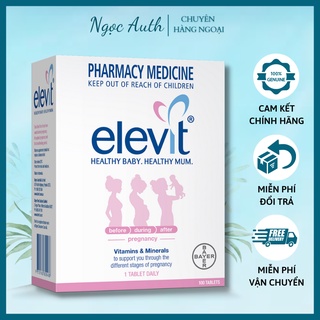 Viên uống Elevit - Vitamin cho bà bầu Úc 100 Viên