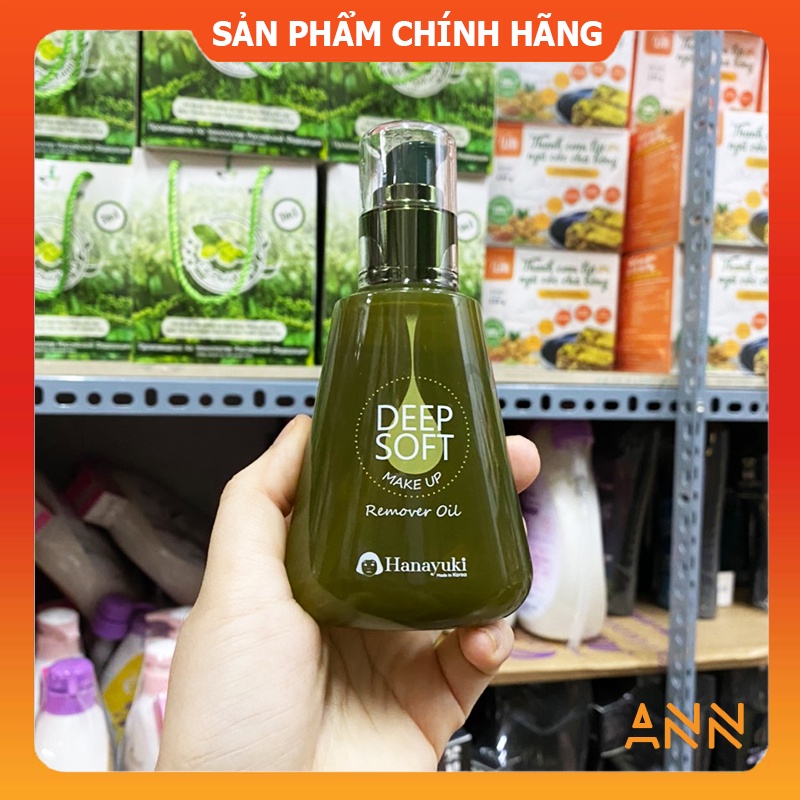 [Chính hãng] Dầu tẩy trang Deep Soft Make Up Remover Oil Hanayuki - Mỹ phẩm Hanayuki