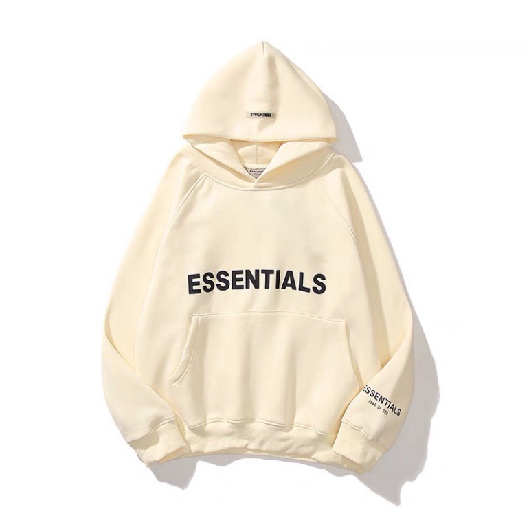 Áo Khoác Hoodie Nỉ Có Mũ Form Rộng ESSENTIALS Nhiều Màu Unisex Nam Nữ Ulzzang | WebRaoVat - webraovat.net.vn