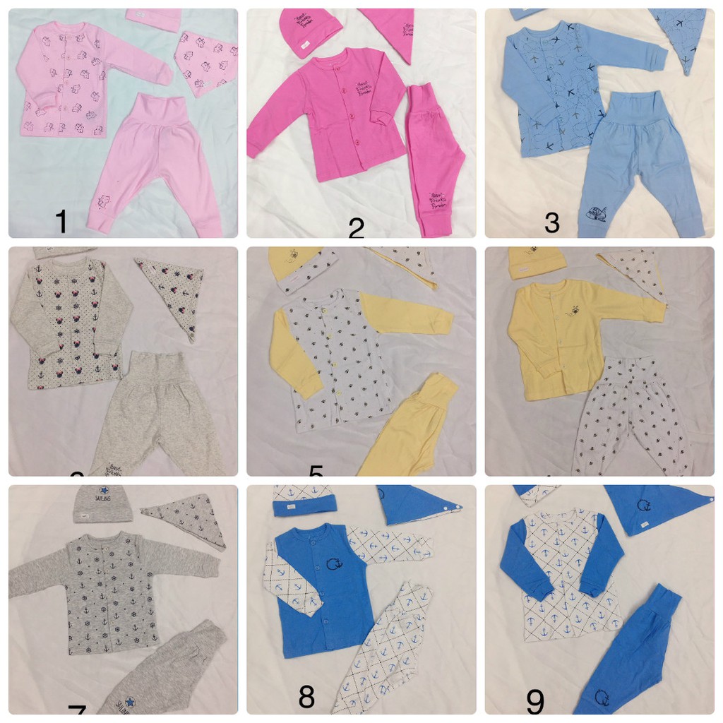 bộ Momma Set 4 chi tiết size 3M (5-7kg)