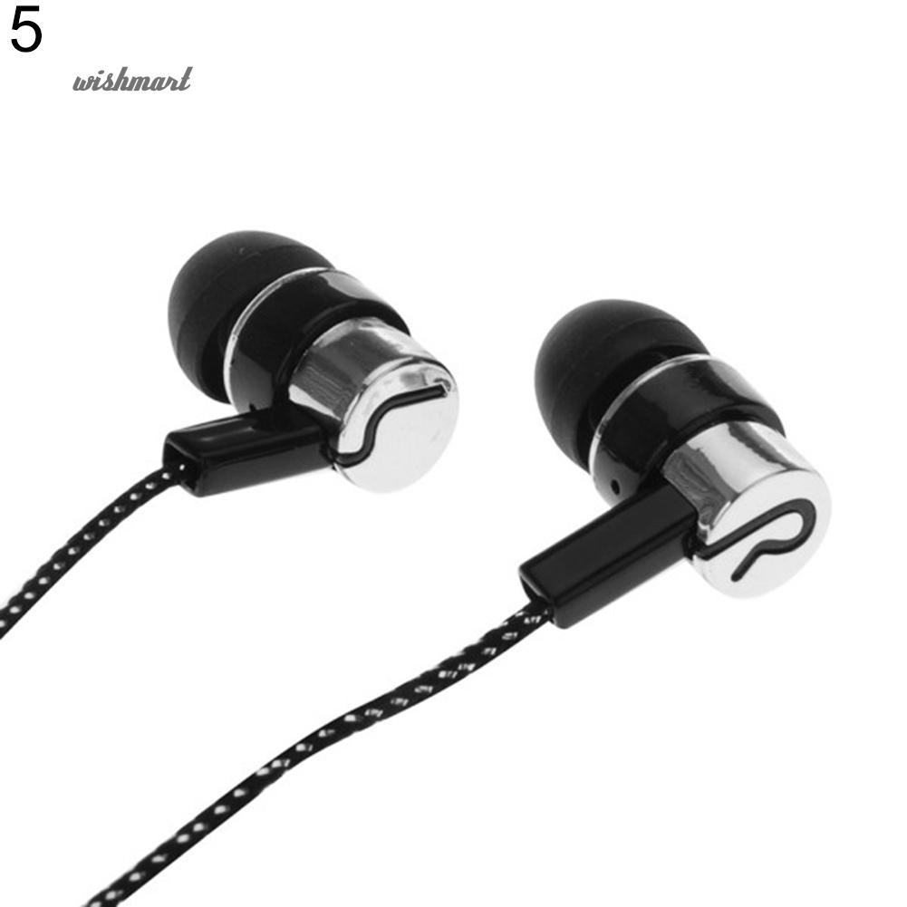 Tai nghe stereo có dây nhét tai giắc 3.5mm phát âm thanh sống động