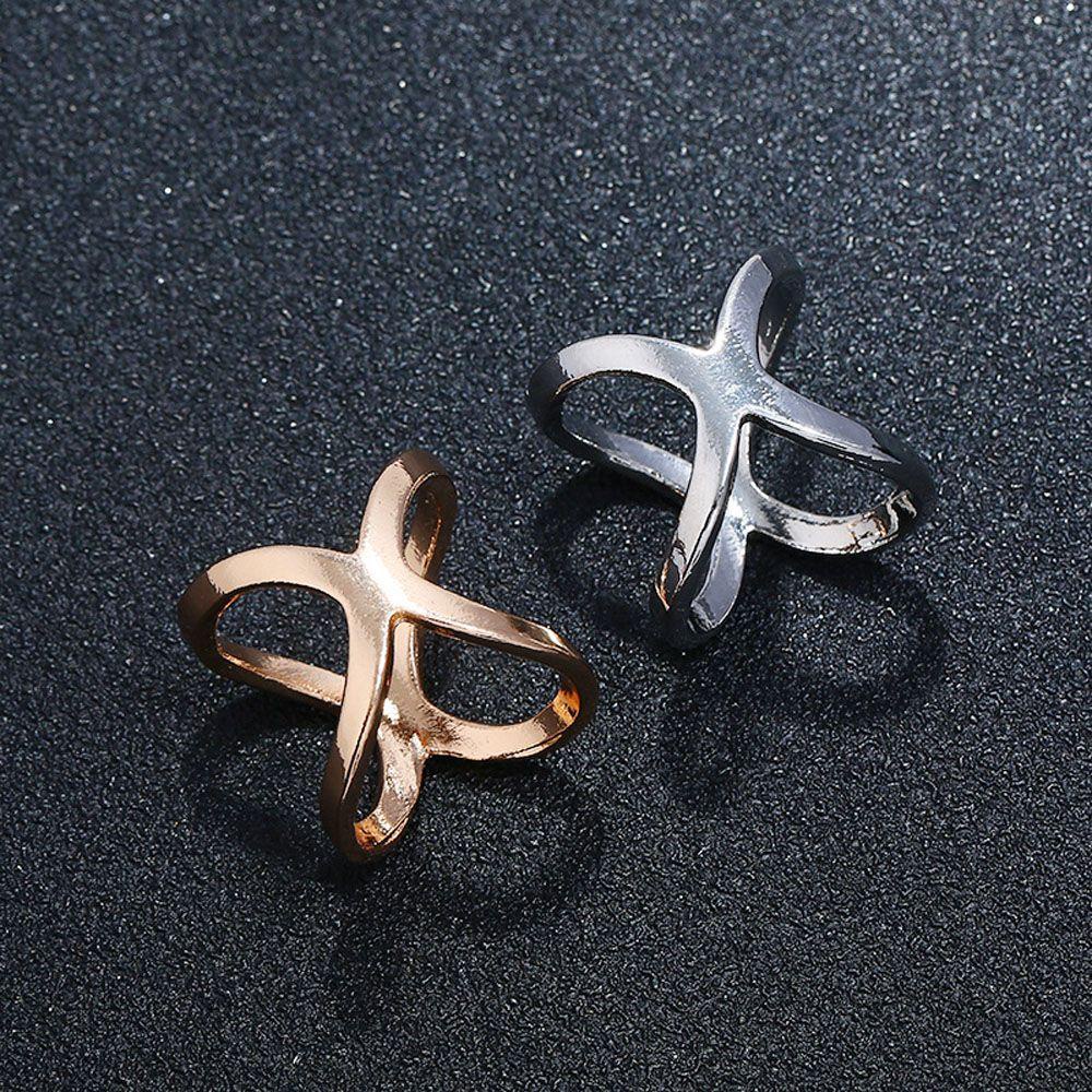 BACK2LIFE Ghim Cài Áo Hình Vòng Chéo Thời Trang Dành Cho Nữ