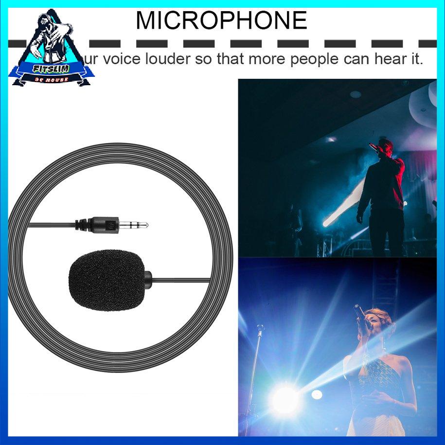 Kích thước di động Bên ngoài 3,5 mm kẹp trên ve áo Micrô Lavalier cho máy tính xách tay [8/8]