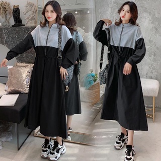 Đầm Dài Dáng Rộng Che Phủ Bụng Che Bụng Dành Cho Phụ Nữ Trung Niên