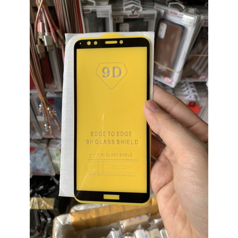 Kính cường lực 9D full màn hình dành cho điện thoại Huawei Y7 Prime 2018