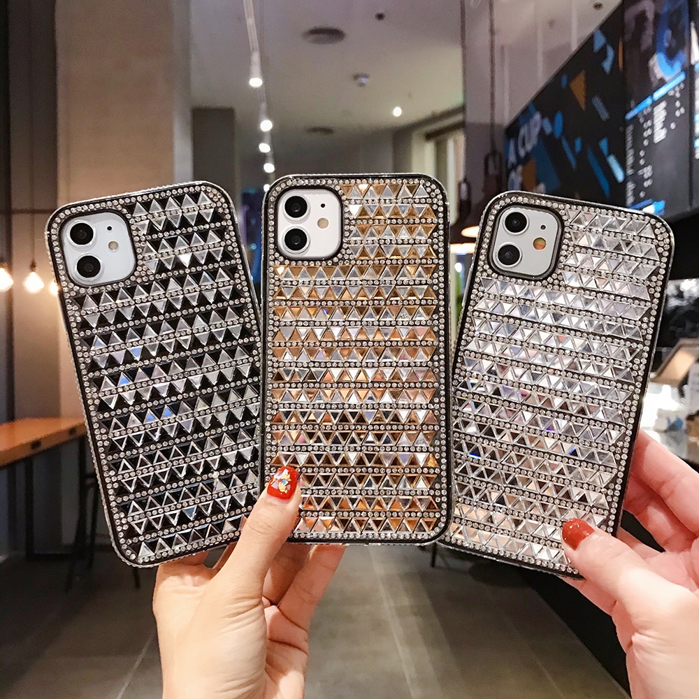 Ốp Điện Thoại Họa Tiết Vảy Cá Lấp Lánh Cho Iphone 11 12 Pro Xs Max X Xr 10 8 7 6 6S Plus 8Plus