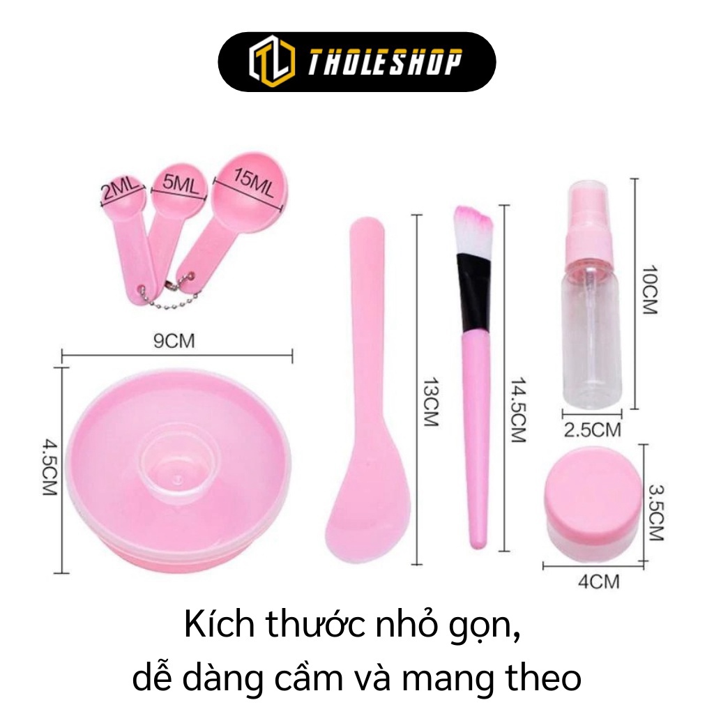 Dụng Cụ Trộn Mặt Nạ GIGAHOME Bộ 9 Món Bát Trộn Đắp Mask Gồm Bát, Que, Chổi Cọ Và Thìa Đong 6279