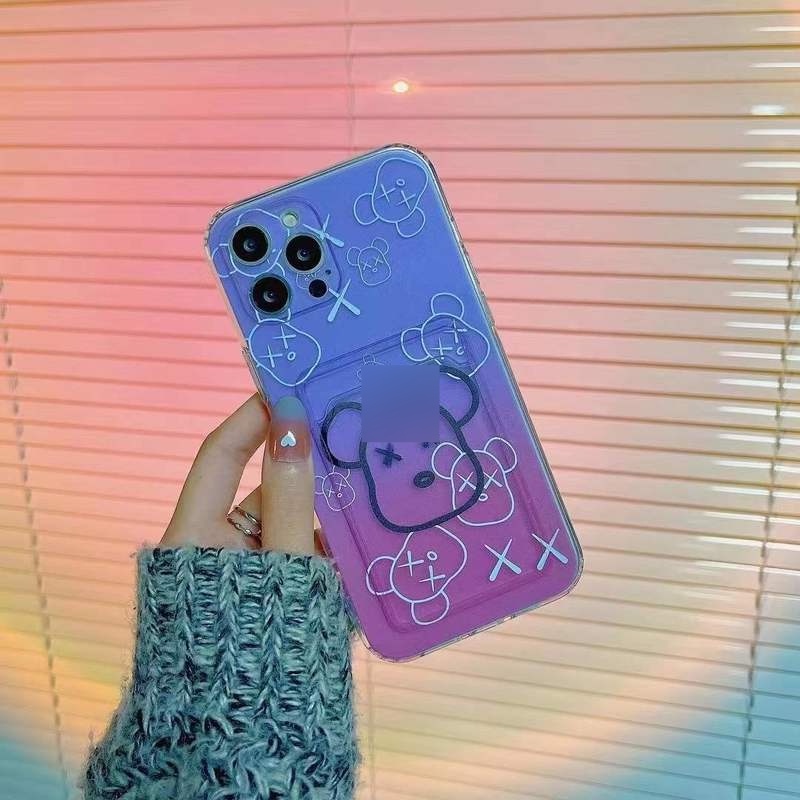 Ốp Điện Thoại Silicon Mềm Có Ví Đựng Thẻ Cho iPhone 14 13 12 11 Pro Max X Xs Max 7 8 Plus SE
