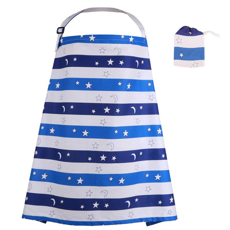 Khăn cotton che phủ giúp mẹ cho bé uống sữa tiện lợi