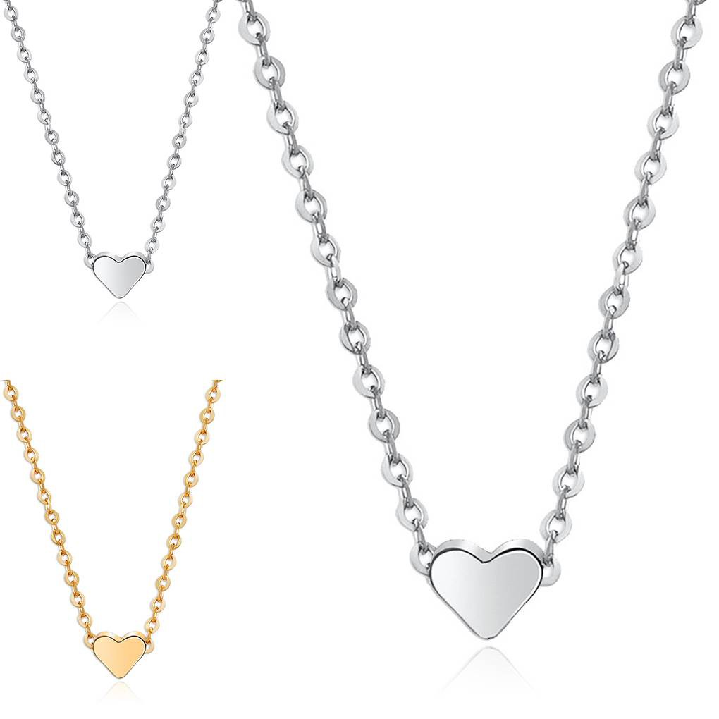 Dây chuyền hợp kim hình trái tim thiết kế thời trang cho nữ