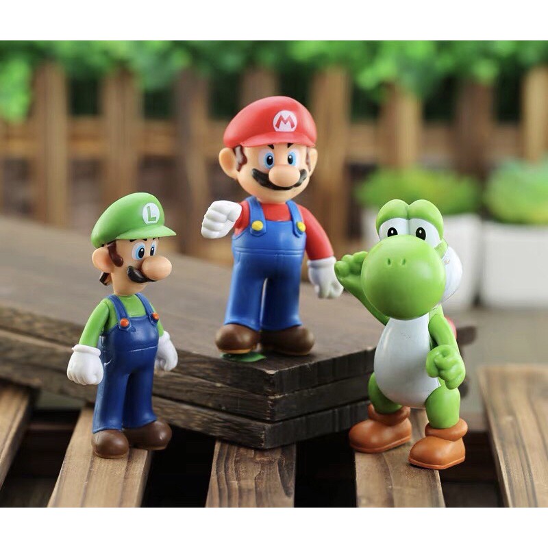 Có sẵn  Set 5 Mô Hình Super Mario 9.5-10cm