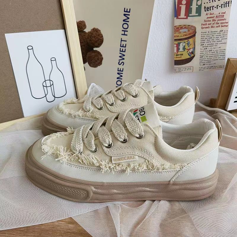 Giày Thể Thao Vải Bạt Đế Dày Thời Trang Hè Năng Động Dành Cho Nữ 2022