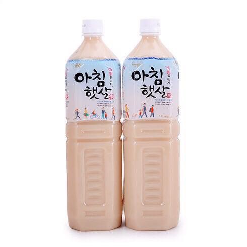 [SIÊU RẺ] COMBO 2 Nước gạo - sữa gạo Hàn Quốc MORNING RICE Woongjin 1.5L