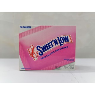 [Hộp nhỏ 50g] (50 gói x 1gram) Đường Ăn Kiêng [USA] SWEET’N LOW Zero Calorie Sweetener (bph-hk)