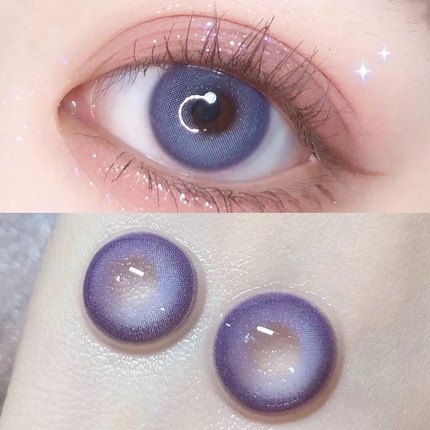 Kính áp tròng màu 2 cái 1 cặp được đánh bóng hàng năm Moonlight Shimmer Series 14,2mm Vẻ đẹp tự nhiên thoải mái Kính áp tròng