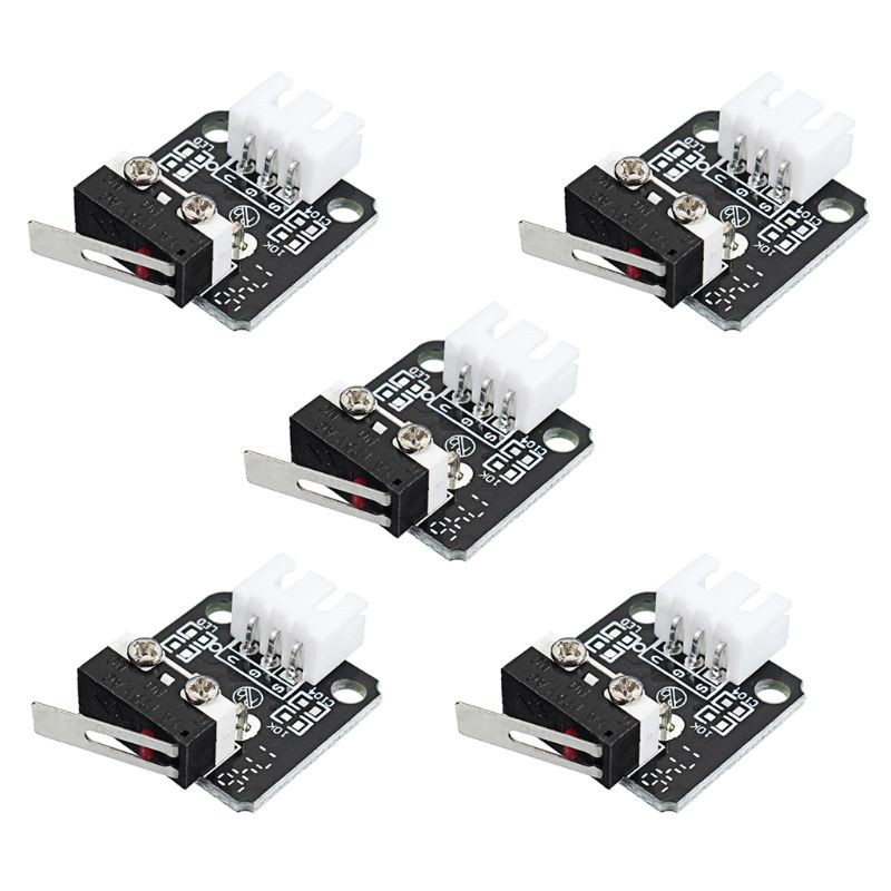 (Hàng Mới Về) Bộ 5 Công Tắc Giới Hạn X / Y / Z Axis End Stop Limit 3pin N / O N / C Cho Máy In 3d Cr-10 Series Ender-3