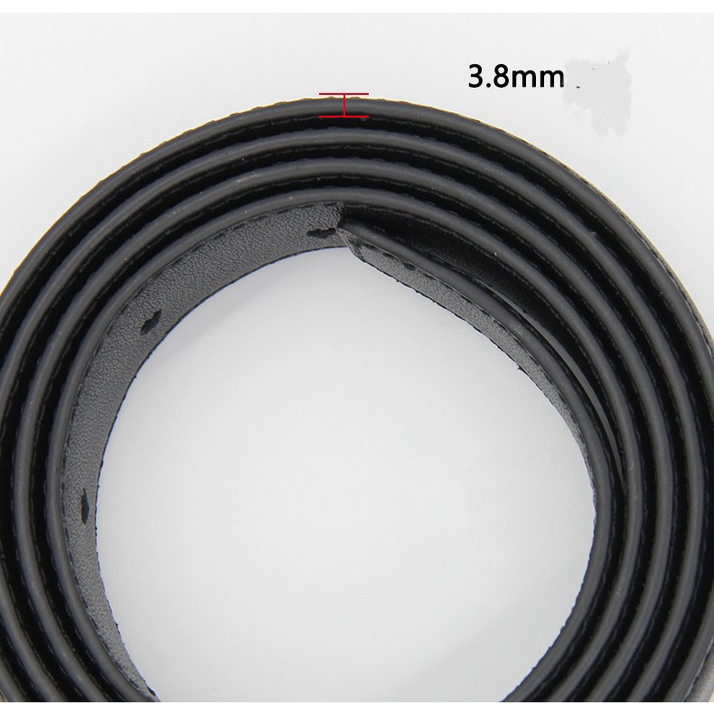 Thắt lưng Nam, dây lưng mặt khóa kim Công Sở, dây da khâu viền bền bỉ lịch lãm - Có Bảo hành