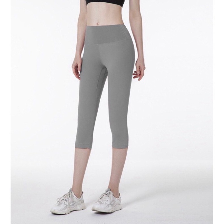 Quần Tập Gym Yoga Nữ LUHAZO Lửng Gen Bụng Nâng Mông Co Giãn Thấm Hút Mồ Hôi Ôm Body HÀNG QUẢNG CHÂU T3 MT7FK TK3T102