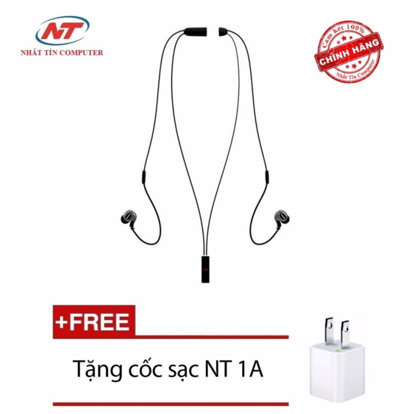 Tai nghe Bluetooth Remax RB-S8 Sport (Đen) + Tặng kèm cốc sạc NT