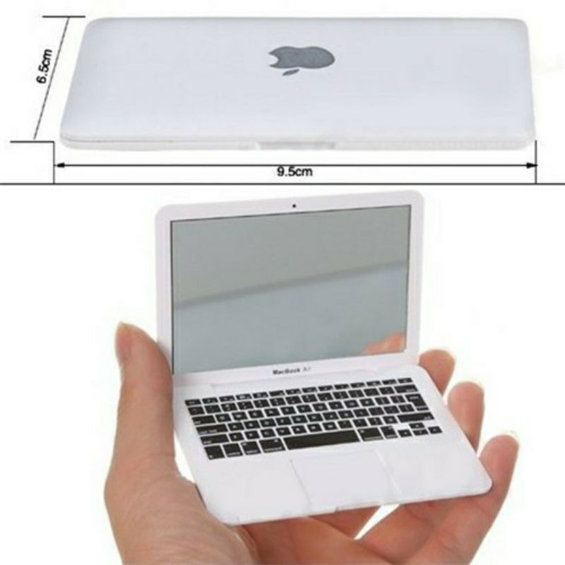 Gương trang điểm mini kiểu Macbook air