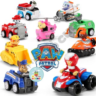 Bộ xe đồ chơi mô hình nhân vật biệt đội chó cứu hộ Paw Patrol bằng nhựa chạy trớn cho bé - M99C