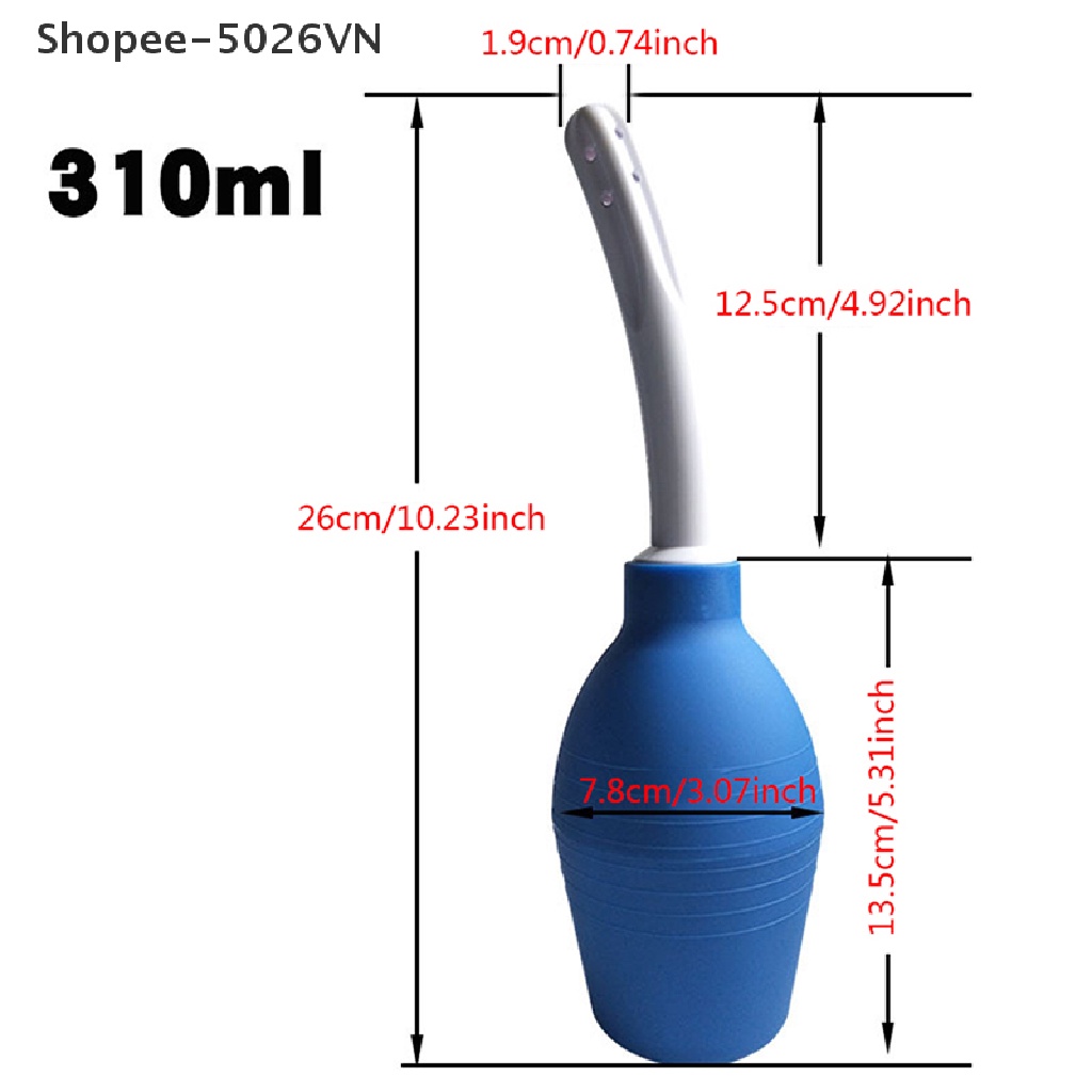 [flood] Ống Tiêm Làm Sạch Ống Tiêm Nước Anal / Vaginal Enema Bóng Đèn Douche Colonic