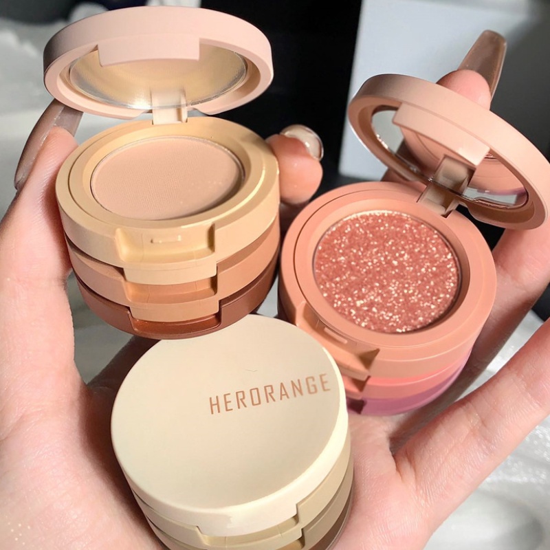 [Hàng mới về] Bảng phấn mắt lấp lánh hộp ba lớp tiện lợi