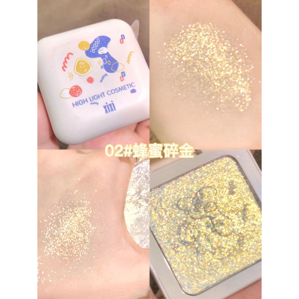 (Hàng Mới Về) Bảng Phấn Bắt Sáng 4 Màu Sắc Kết Hợp Thời Trang | BigBuy360 - bigbuy360.vn