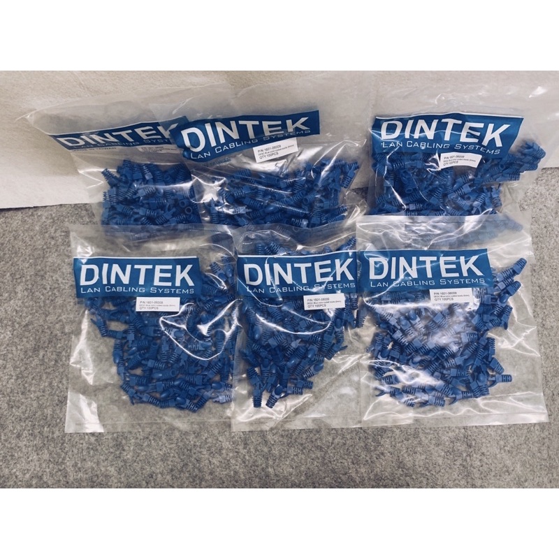Đầu chụp hạt mạng DINTEK RJ45  - Bịch 100 cái