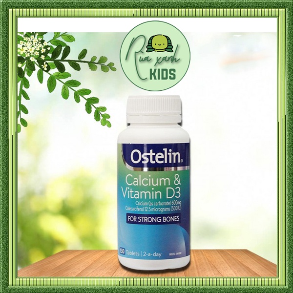 Ostelin Calcium & Vitamin D3 - bổ sung Canxi & vitamin D cho bà bầu và sau sinh 130 viên - Xuất xứ Úc