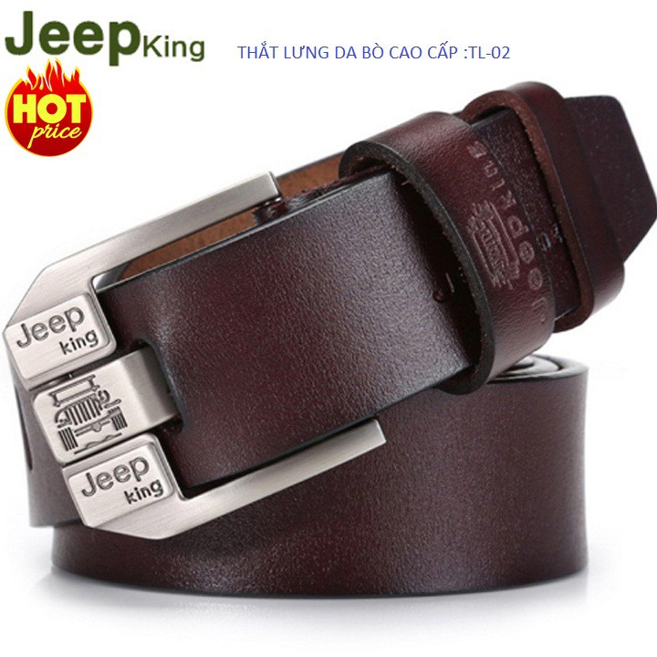 THẮT LƯNG DA BÒ CAO CẤP -HIỆU JEEP king