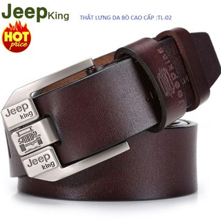 THẮT LƯNG DA BÒ CAO CẤP -HIỆU JEEP king