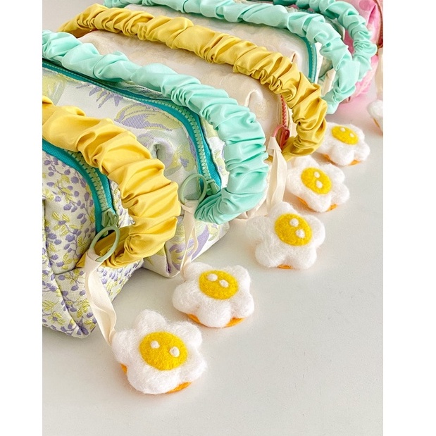 Túi Đựng Mỹ Phẩm Xách Tay In Họa Tiết Dễ Thương Cho Học Sinh