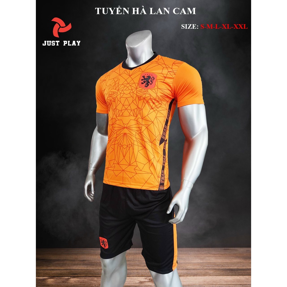 Bộ bóng đá Hà Lan Justplay thun lạnh