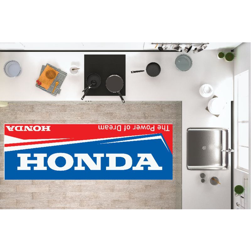 Thảm lót xe máy kiểu Racing 60X2M