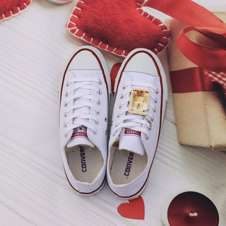 Giày AllStar Classic Màu Trắng Cổ Thấp Nữ