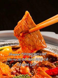[BEST-SELLER] LẨU TỰ SÔI BÒ RAU CỦ TÊ CAY [CÓ SẴN]