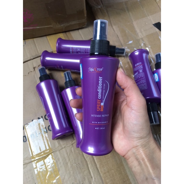 Xịt dưỡng tóc bù ẩm maxtop