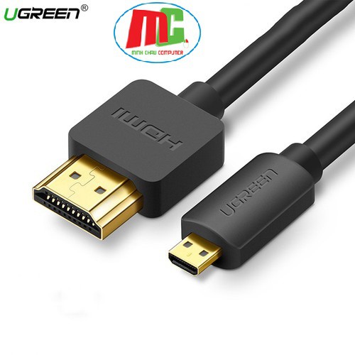 [Mã ELHACE giảm 4% đơn 300K] Cáp Chuyển Đổi Micro HDMI sang HDMI Ugreen 30104 Dài 3m - Hàng Chính Hãng