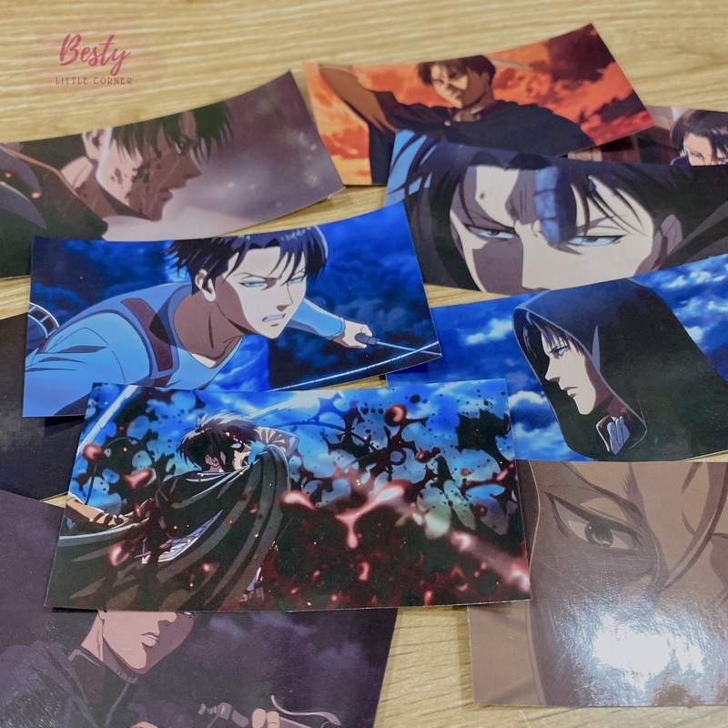Set sticker ATTACK ON TITAN movie scene size - Hình dán AOT Sticker Shingeki no Kyojin photofilm filmstrip Mikasa Eren
