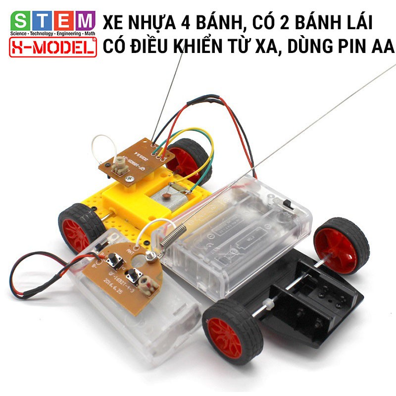 Đồ chơi thông minh, sáng tạo STEM xe đồ chơi 4 bánh có điều khiển từ xa X-MODEL ST39 cho bé [Giáo dục STEM, STEAM]